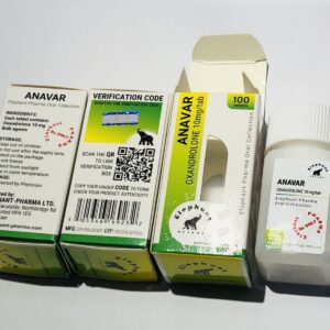ANAVAR OXANDROLONE 100tab 10mg/tab Elephant Pharma
