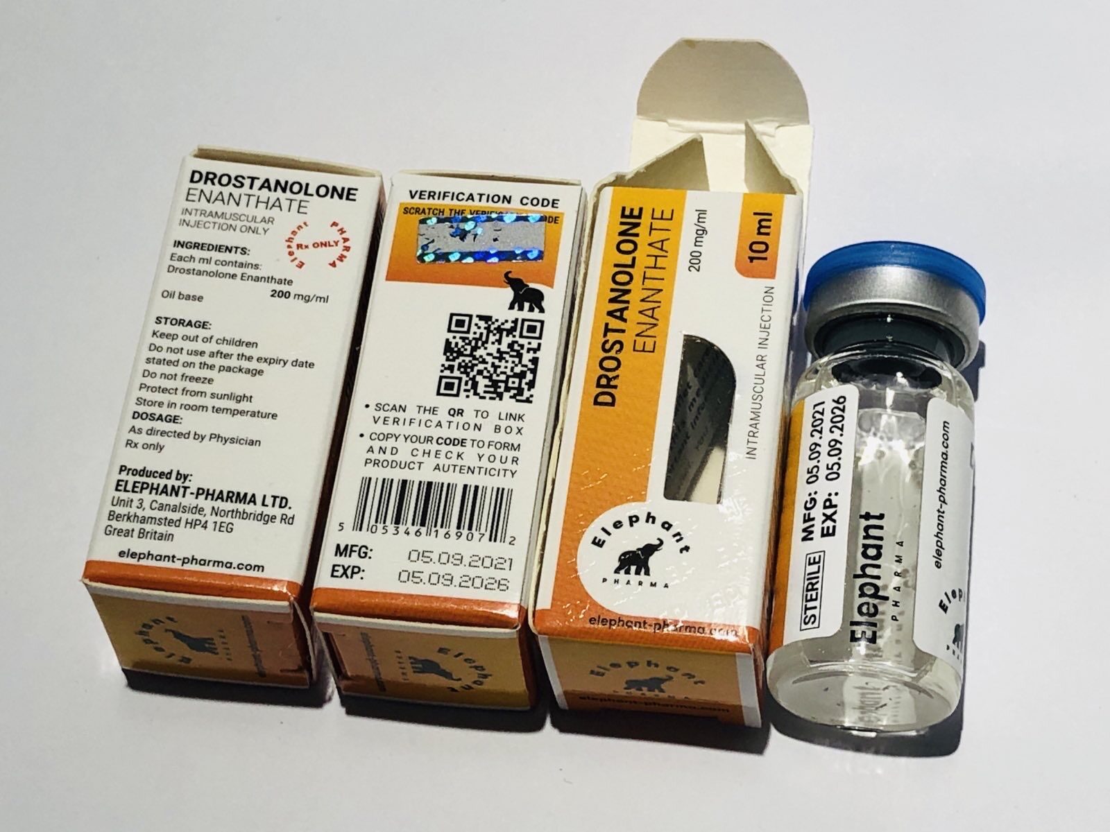 DROSTALONONE ENANTHATE 10ml 200mg/ml Elephant Pharma