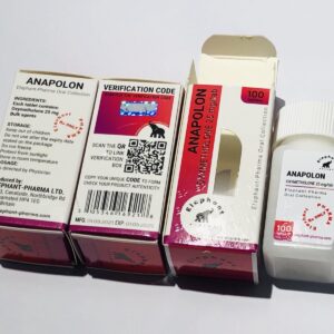 ANAPOLON OXYMETHOLONE 100tab 25mg/tab Elephant Pharma