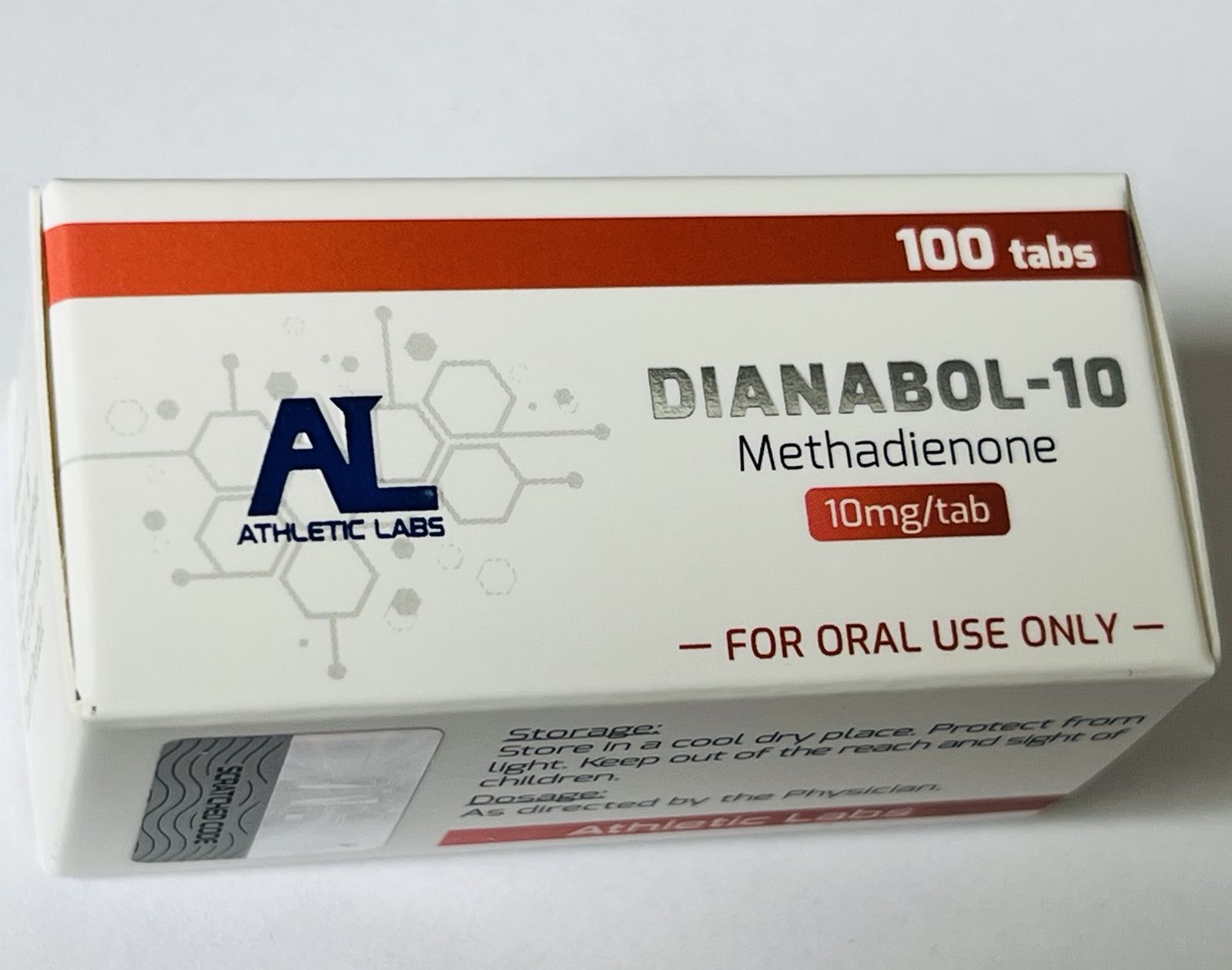 DIANABOL 100tab 10mg ATHLETIC LABS