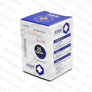 ANAPOLON 25MG 100TAB BRITISH LABS