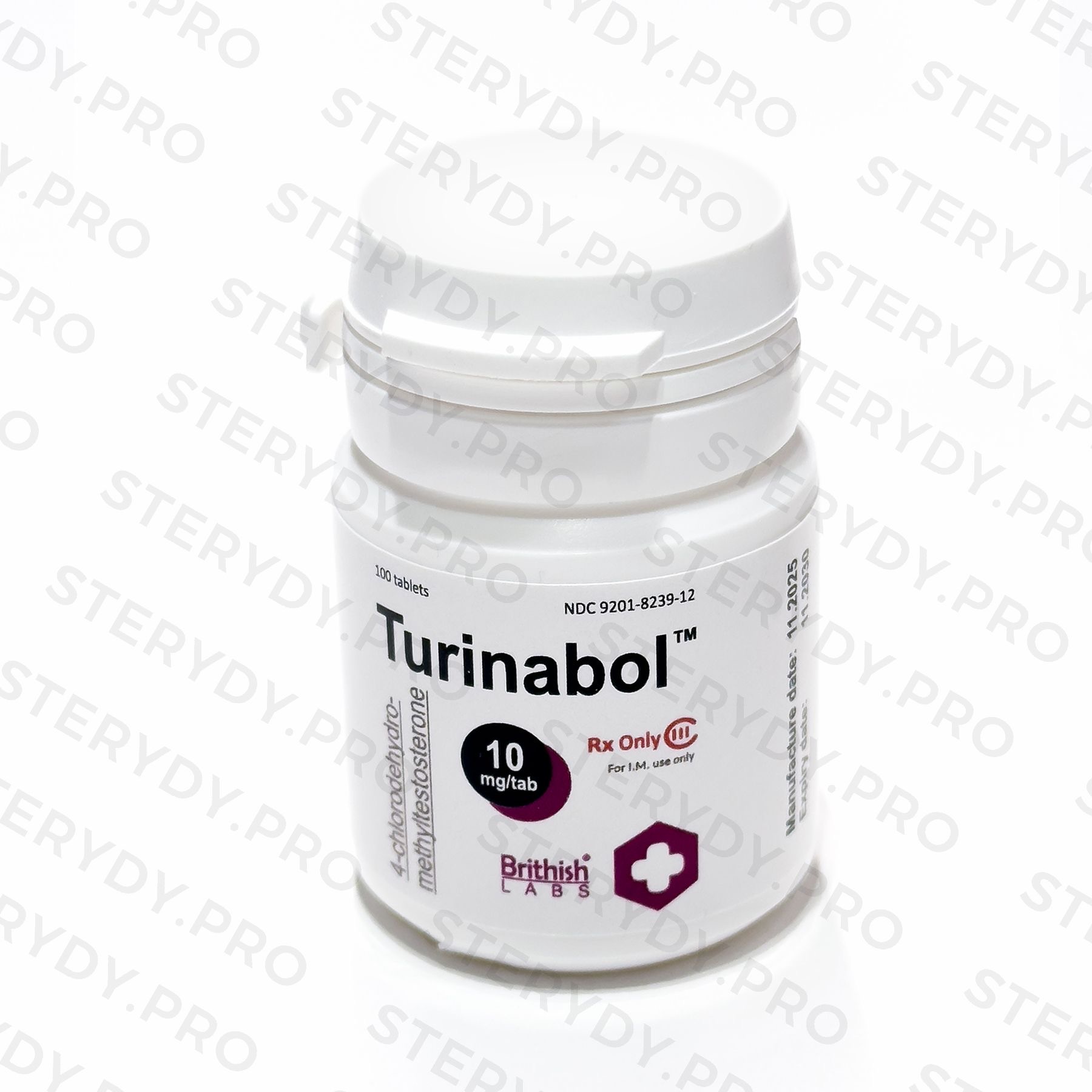 TURINABOL 10MG 100TAB BRITISH LABS - obrazek 2