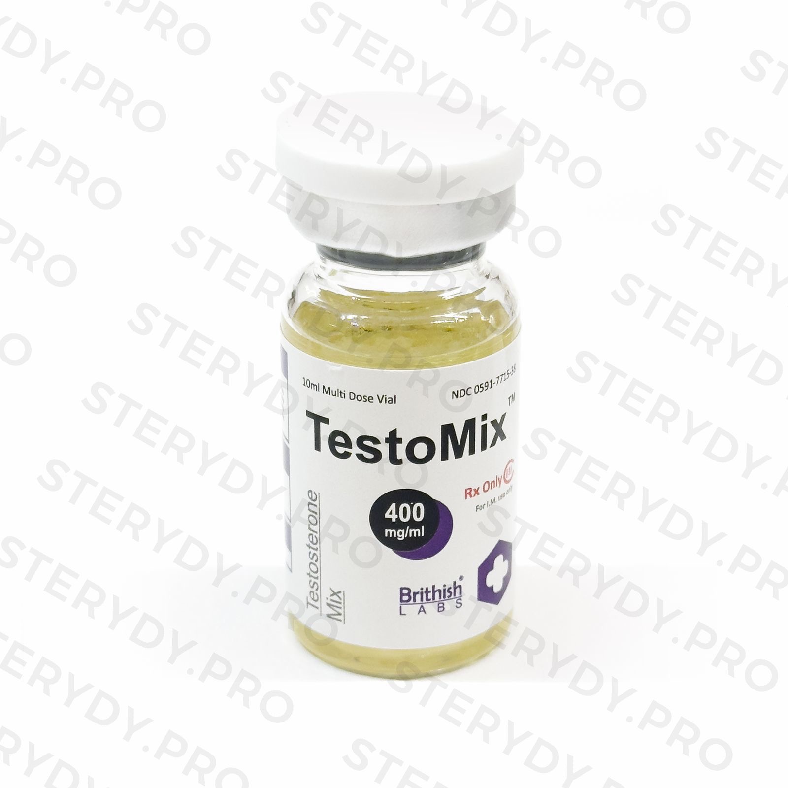 TESTOSTERONE MIX 400MG/1ML BRITISH LABS - obrazek 3