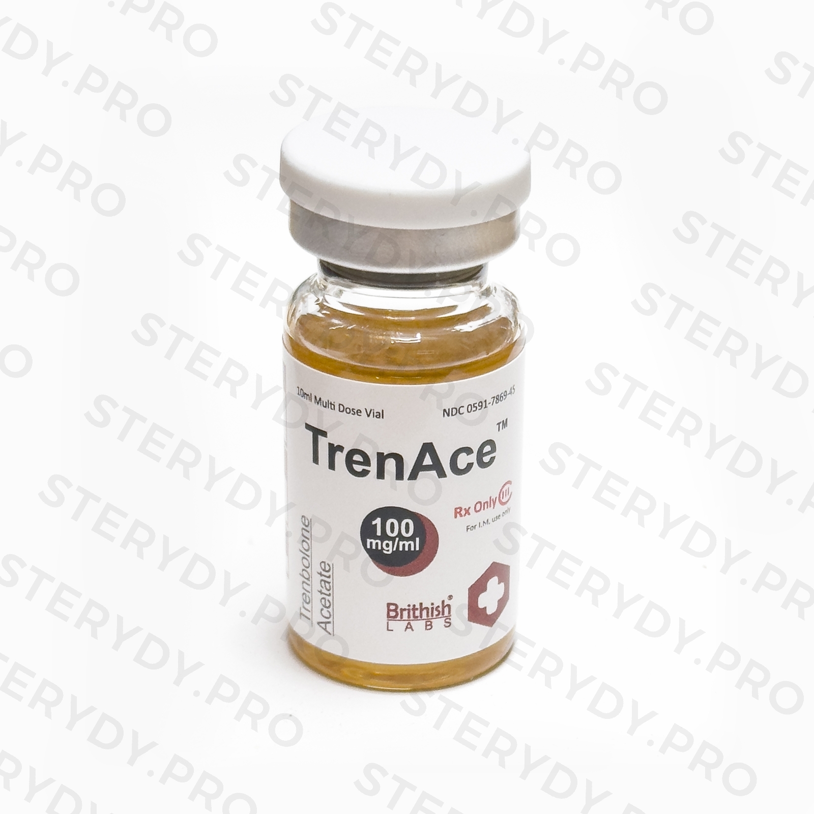 TRENBOLONE ACETATE 100mg/10ml BRITISH LABS - obrazek 2